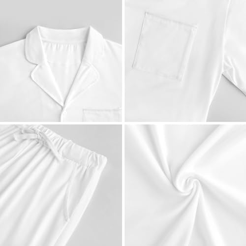 peiyeety I Love Horror Movies Printed Women's Long Sleeve Pajama Set Soft Lounge Pjs Sleepwear - Image 6