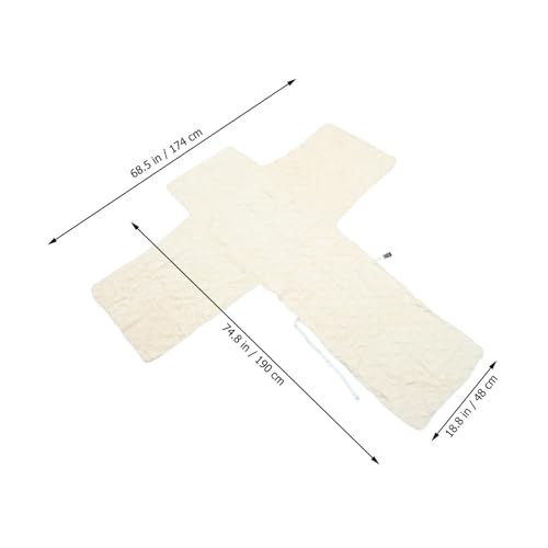 Funda para sofá individual beige SOIMISS jacquard reversible para salón 3