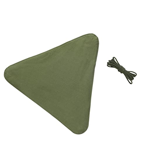 Outanaya Outdoor Fishing Stool Kit Lightweight Portable Tripod Stool with Triangle Cloth and Rope for Camping Hiking BBQ and Outdoor Activities