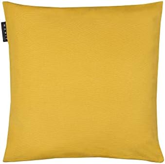 LINUM ANNABELL Cushion Cover 40x40 cm, 100% Cotton, Machine Washable, Dark Olive Green