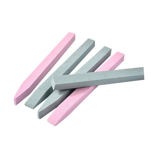 PACKOVE 12 Piezas Limas de Uñas de Cuarzo Pulidoras para Manicura Profesional y Salón Resistentes y Prácticas Colores Rosa y Verde Oscuro para y Cuidado de Uñas Femenina