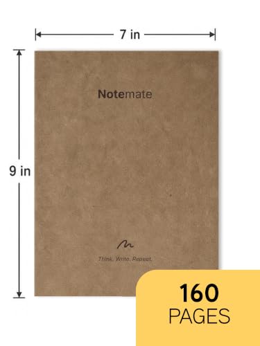 Image of DOODLE Notemate A4 Notebook Pack of 6 | 160 Pages Each | Smooth Paper | Minimal Design Notebooks for School, College, Office, Notes, Lists, Study & Everyday Writing