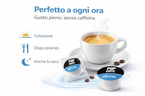 Pop Caffè - Moka uno Decaffeinato 100 capsule compatibili Uno System, Illy e Kimbo - 6