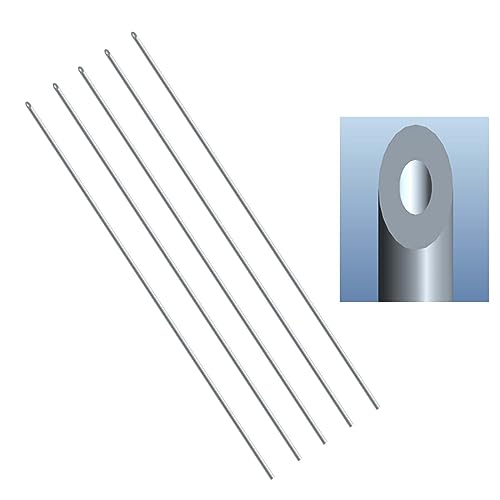 MERIGLARE Agulha de isca de 5 peças, dispositivo de boilie, gancho de isca de 20 cm com suporte de a