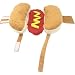 Lpitoy Halloween Pet Dress Up Kostüm Hot Dog Shaped Dackel Wurst Einstellbare Cosplay DRE Kleidung Hund J9b2 Warm Für Welpen Lustig