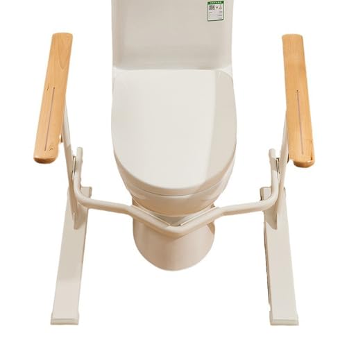 トイレ用手すりらくらく立ち上がり手すり 介護用 トイレ用アーム 3段調整可能 転倒防止 組立簡単 お風呂 トイレ 敬老の日 ナチュラル