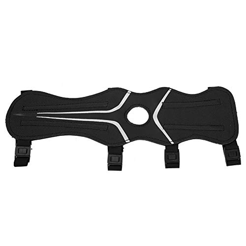 Akozon Nylon 600D Réglable, Protège-Bras équipement de Tir à l'arc de Protection pour Arc de Tir Classique Noir (Noir)