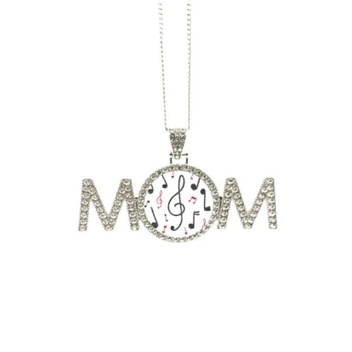 Collier motif coloré pour célébrer maman avec un amour infini