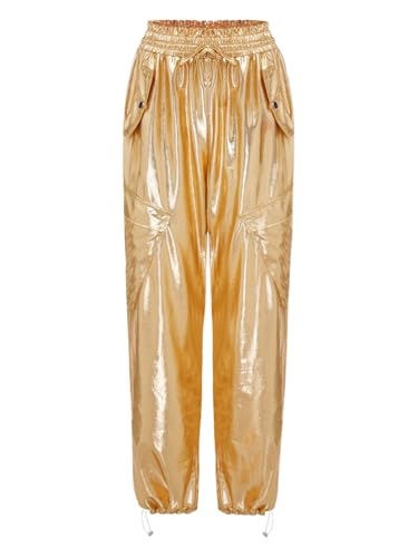 Pantalon de danse pour spectacle de scene effet holographique