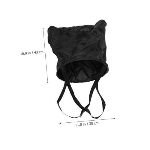 Bolsa de resistencia para natación de 43x30 cm color negro miniatura 2
