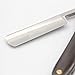 Straight Razor, Wooden Straight Edge Razor for Man Stainless Steel Manual Straight Razor, Cutthroat Rosewood Razor, Natural Wood Scale Vintage Razor Barber Razor