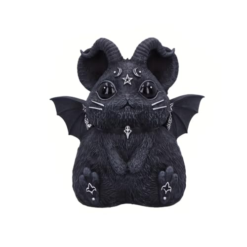 Estatua decorativa de gato murciélago ornamental