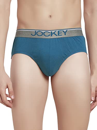 Image of Jockey 8037 Men's Super Combed Cotton Solid Brief with Ultrasoft Waistband