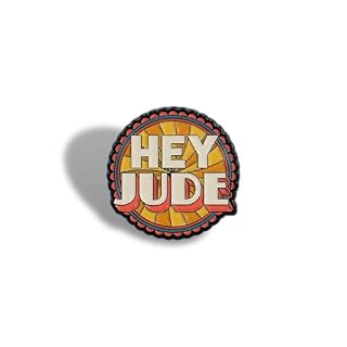 Half Moon Bay Beatles Pin Badge, Iconic Lapel Brooch for Jackets and Bags 1.5 Inch Metal - Les Beatles, Paul McCartney, John Lennon, RIngo Starr, George Harrison