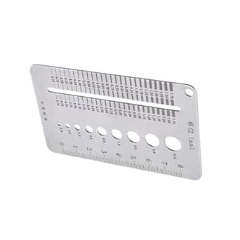 Crack Gauge Card, Precision Gap Ruler, Accurate Crack Width Gauge for ...