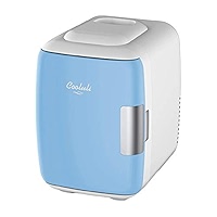 skincare fridge cow print