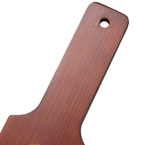 Lzms 14 1/2" Mahogany Flight Paddle - Beer Flight Board - Shot Board Serving Tray - Shot Glass Holder For Craft Beer, Whiskey, Bourbon, Wine (6 Packs) #TOP5