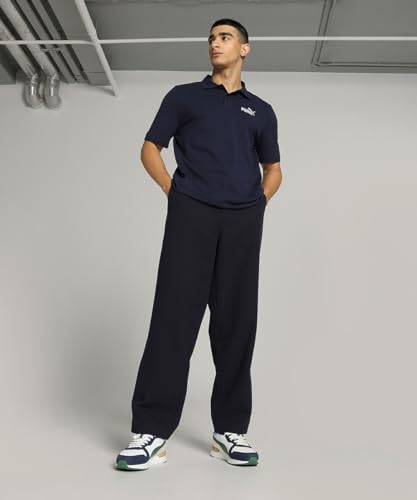 Image of Puma Men Cotton Solid Regular Fit T-Shirt