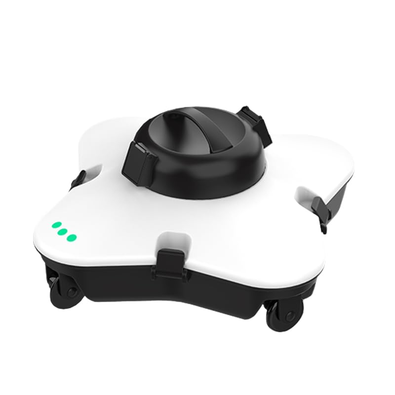 Aspiradora automática de piscina, robot eléctrico inalámbrico para piscinas sobre el suelo y en el suelo, limpieza inteligente para hasta 1000 pies cuadrados