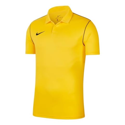 NIKE Polo Park 20-Gelb Manga Corta, Amarillo, M para Hombre