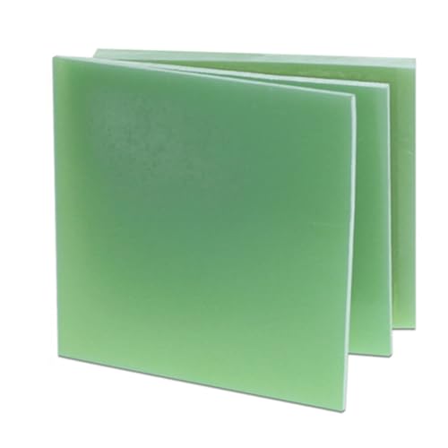 FR4 ファイバーグラスシート、ライトグリーンエポキシプレート 3240 エポキシ樹脂ボード FR-4 グラスファイバー 3Dプリンター 厚さ0.1mm (400mmx500mm) 1点