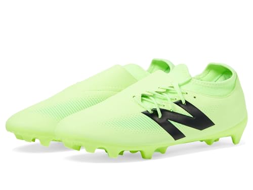 New Balance Unisex Furon Dispatch FG V7+ Soccer Shoe, Bleached Lime Glo/Lime Glo/Phantom, 7.5 US Men