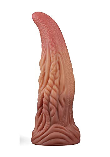 Lovetoy Gode ​​avec langue Marron/Nu 25,4 cm