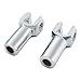 TCMT Chrome Foot Peg Supports Mounts Clevis Kits Fits For Harley Softail Standard Softail Springer Deuce Heritage Softail Classic Fatboy 2000-2006