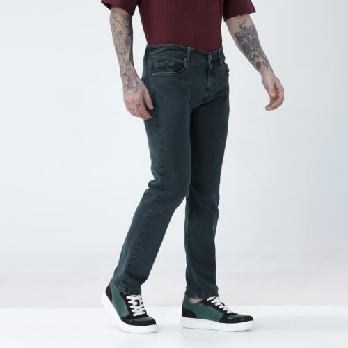 Image of BASICS Cotton Stretch Men's Jeans | Smart Casual Denim | Ultra-flexible stretch cotton denim. Modern style. Durable, breathable & built for all-day travel comfort.