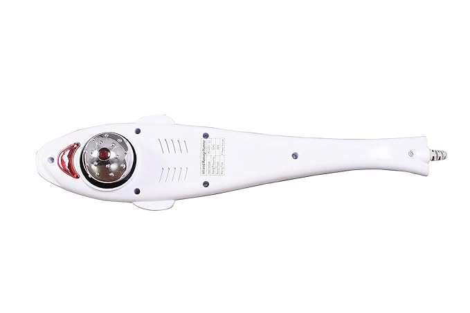 Switcart Dolphin Fish Handheld Massage Machine Vibration, Magnetic, remote infrared therapy with stress relief (red white) pack 1 for men and women for relief from pain and stress with pain and stress. Switcart Dolphin Fish Handheld Massage Machine Vibration, Magnetic, remote infrared therapy with stress relief (red white) pack 1 for men and women for relief from pain and stress with pain and stress.