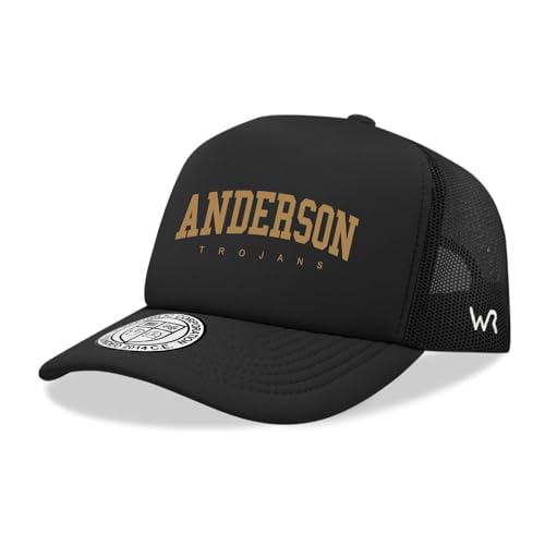 BH Fashion Company Anderson University Trojans Trucker Mesh Snapback Game Day Hat Black