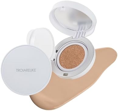 TROIAREUKE A+ Cushion Foundation(Shade 21), Natural Coverage,Korean Cushion