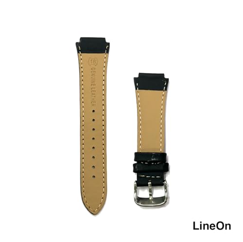 LineOn 18mm Genuine Leather Watch Strap Cut Pattern Specially Compatible With CASIO Royale AE-1200WH AE 1200 WH with Tool 3 31QuP4t4BoL. SL500