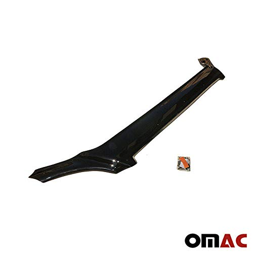 Omac Front Bug Deflector For Mercedes Sprinter W906 2006 To 2013, Hood Protector, All Weather, Black #TOP3