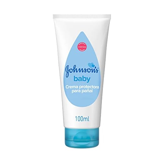 Johnson's Baby Crema Protectora de Pañal, Piel Delicada de Bebés, 100 ml