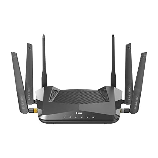 D-Link EXO|AX AX5400 WiFi6 Gigabit Mesh Router - Mobile App. Managed - Voice Control - 4-port Gigabit Ethernet LAN - 2-port USB - (DIR-X5460-US)