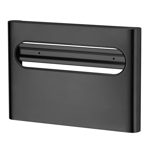 Stardrix Slim Matte Black Stainless Steel Toilet Seat Cover Dispenser