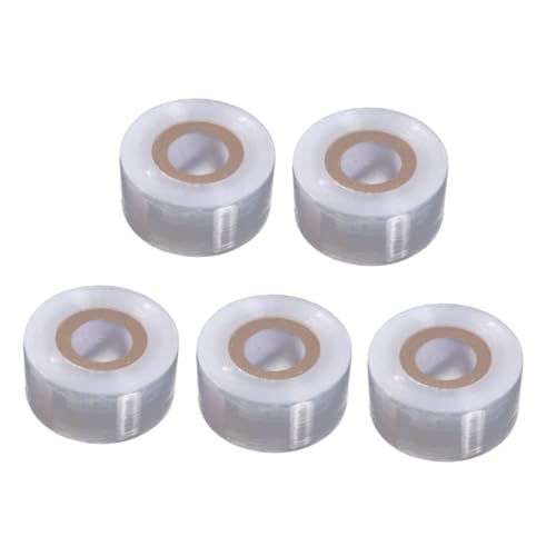 OFFSCH 5 Rolls Tape Garden Grafting Tool Pruning Tape Plant Wrapping Film Plant Grafting Film Stretchable Plants Repair Tapes Flex Tools Fruit Tree Wrapping Tape or White
