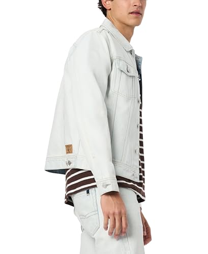 Buffalo David Bitton Men's Trucker Denim Jacket Vintage Style Shacket2