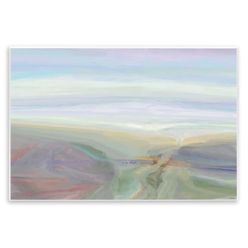 Abstract Pastel Canyon, 10 x 15 Inch Mounted Print on Wall Plaque