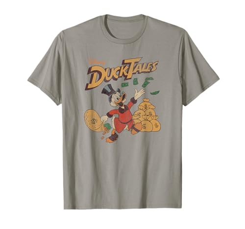 T-shirt Scrooge McDuck Disney pour homme en coton casual