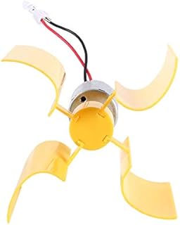 Wind Electricity Generator , Wind Turbine Generator , DIY Small Motor Vertical Wind Turbines Blades Breeze Electricity Generator Kit for Make Science Model