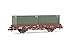 Price comparison product image ARNOLD HN6423 RENFE, 2-Axle Flat Wagon, Oxygen Red Livery, Loaded with 2 Military Containers, Period V Rolling Stock