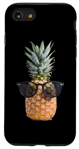 Camiseta De Piña con Gafas De Sol, Disfraz Divertido De Carcasa para iPhone SE (2020) / 7/8