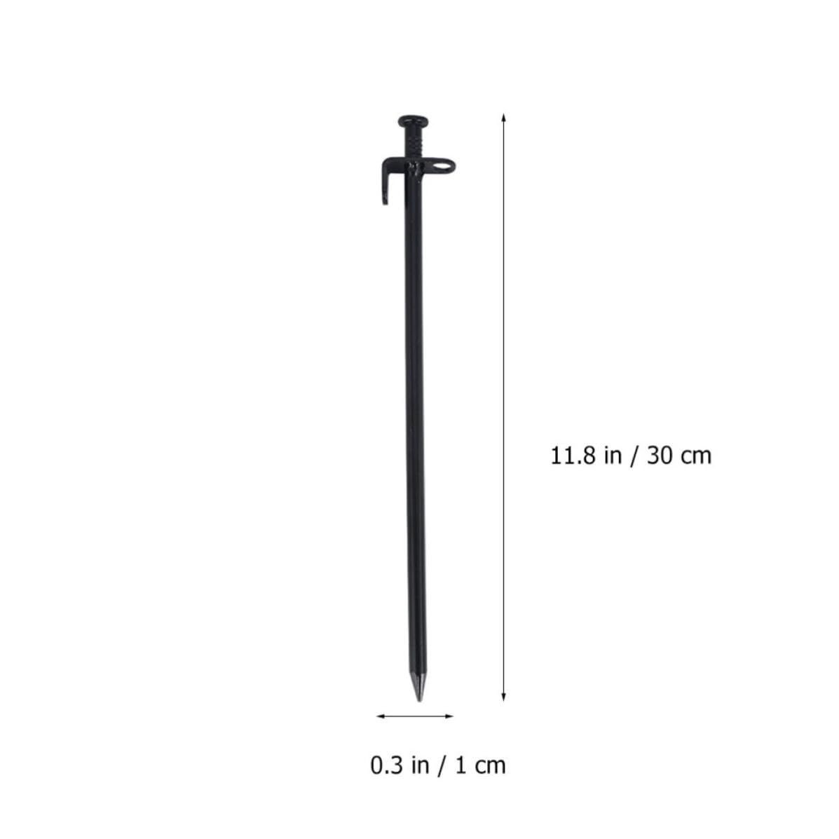 BESPORTBLE 8 Piezas Estacas para Tienda de Campaña de Acero Inoxidable Resistentes y Portátiles Diseño Robusto y Cabeza Redonda para Camping y Actividades al Aire Libre