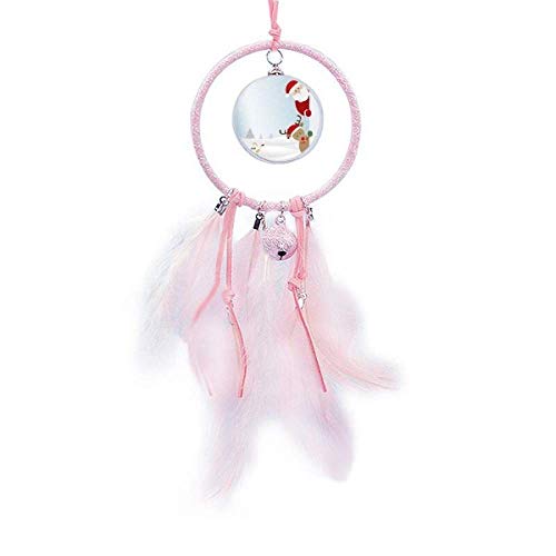 Atrapasueños de Navidad Papá Noel el regalo ideal de Año Nuevo para dormitorio 2