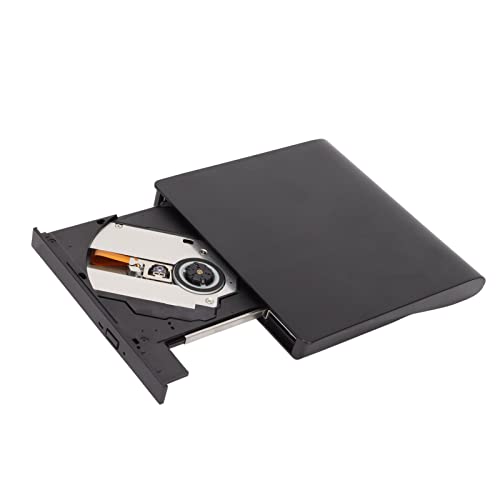 Unidade de DVD externa para laptop ultrafino, gravador/reprodutor portátil de CD/DVD/+/-RW ROM à pro