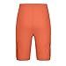 Cargo Shorts for Men Below the Knee Length Plus Size Hiking Work Relaxed Fit Capri Tactical Shorts with Multi Pockets Summer Fashion Orange 3XL
