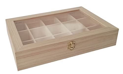 MegaCrea Boîte à Sachet thé/Tisane 31,5 x 22 cm