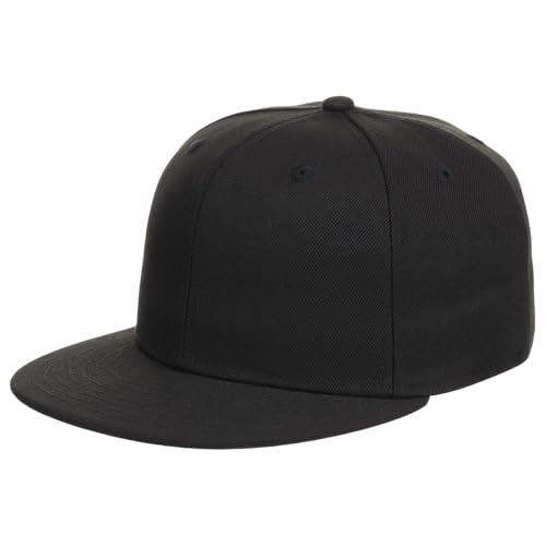 Lids Blank Full Court w/Colored UV Fitted Cap Flat Bill Hat for Men & Women Comfortable Fit Premium Everyday Style